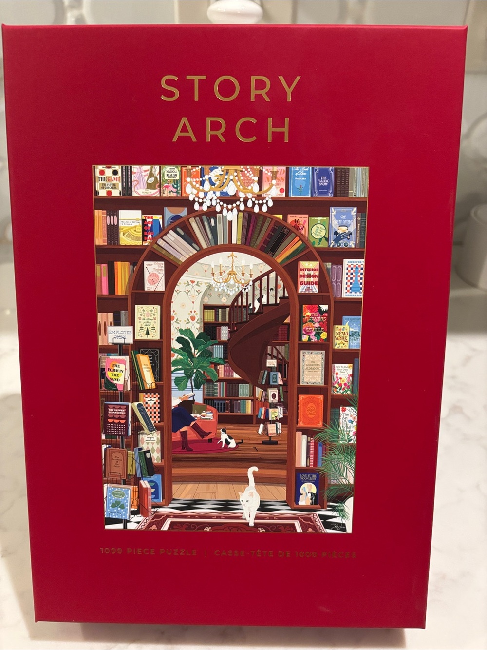 Hobbry Story Arch 1000 Piece Puzzle - Red Box